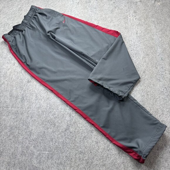 Nike Windbreaker Track Pants Men M Gray 31" Ankle Adjustable DRI-FIT 377786 054 - Picture 1 of 16